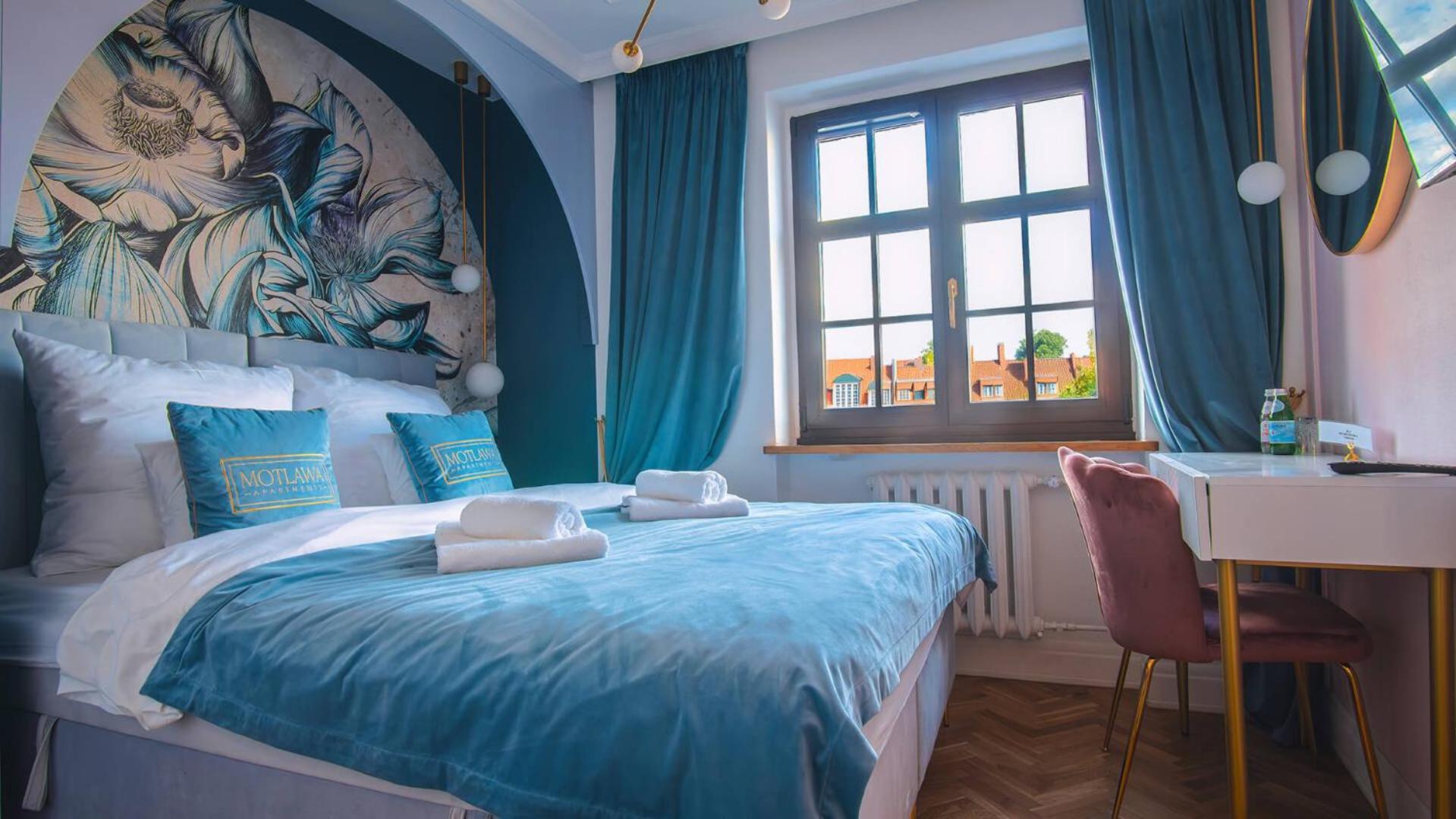 Apartmán Motlawa - Old Town & River Viev, Fast Wifi
